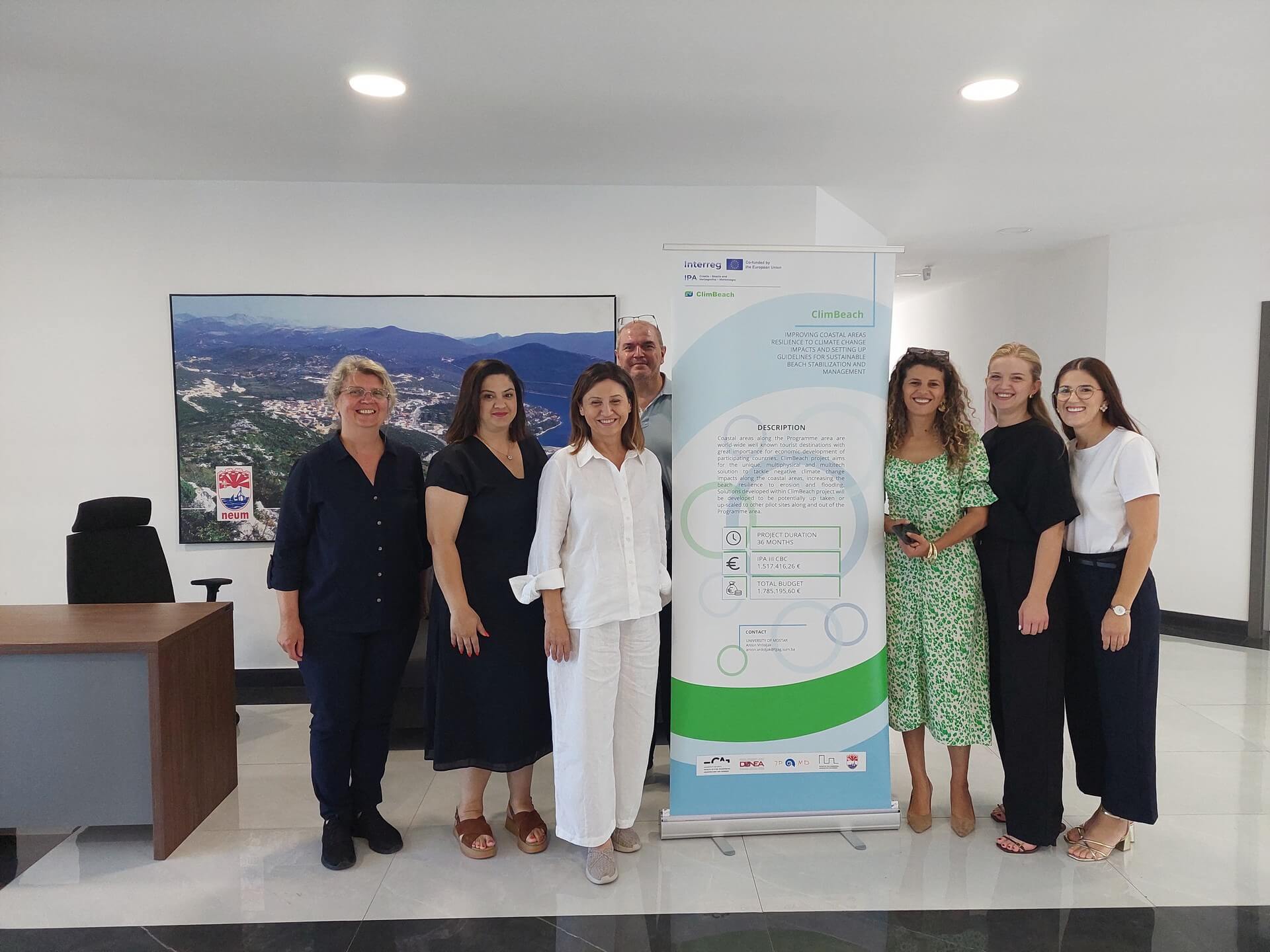 Postavljen mjerni uređaj za praćenje dinamike mora u Neumu u sklopu projekta ClimBeach