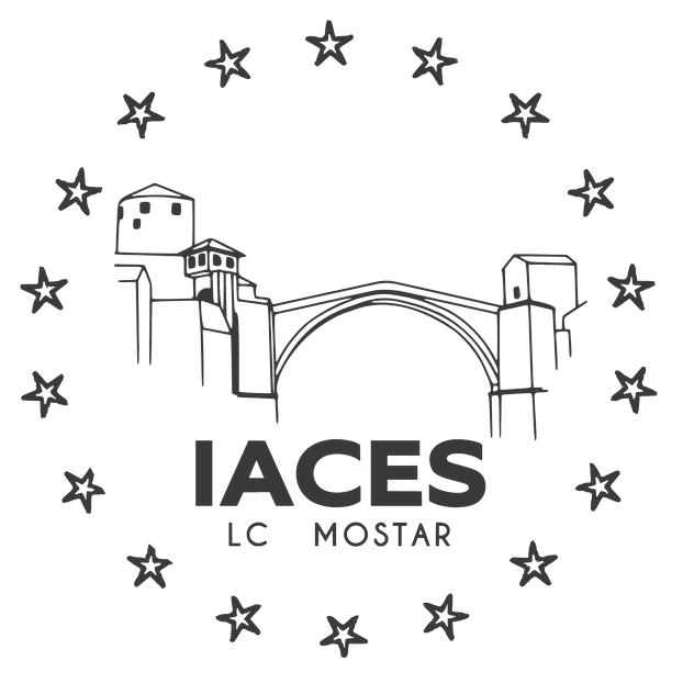 iaces mostar logo – black