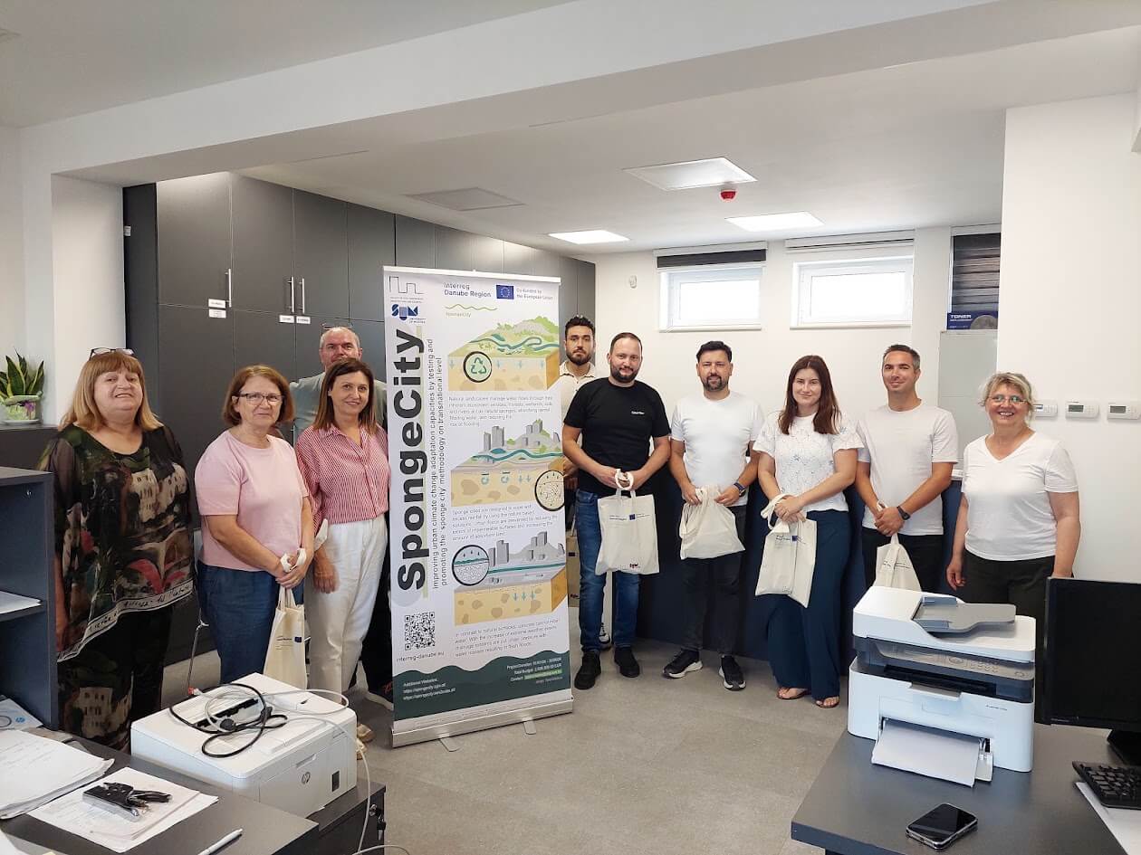 Interreg Danube Region projekt SPONGECITY: Druga radionica, deveti i deseti sastanak dionika te edukacija općinskih djelatnika