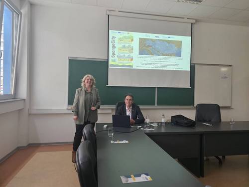 Presentation and promotion of the Interreg Danube Region project “SpongeCity” and the Interreg IPA CBC project “ClimBeach”