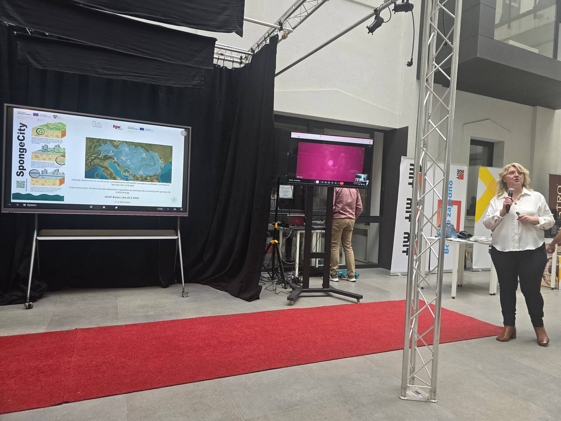 Promotion of the Interreg Danube Region Project SPONGECITY
within the APLE Fest Banja Luka