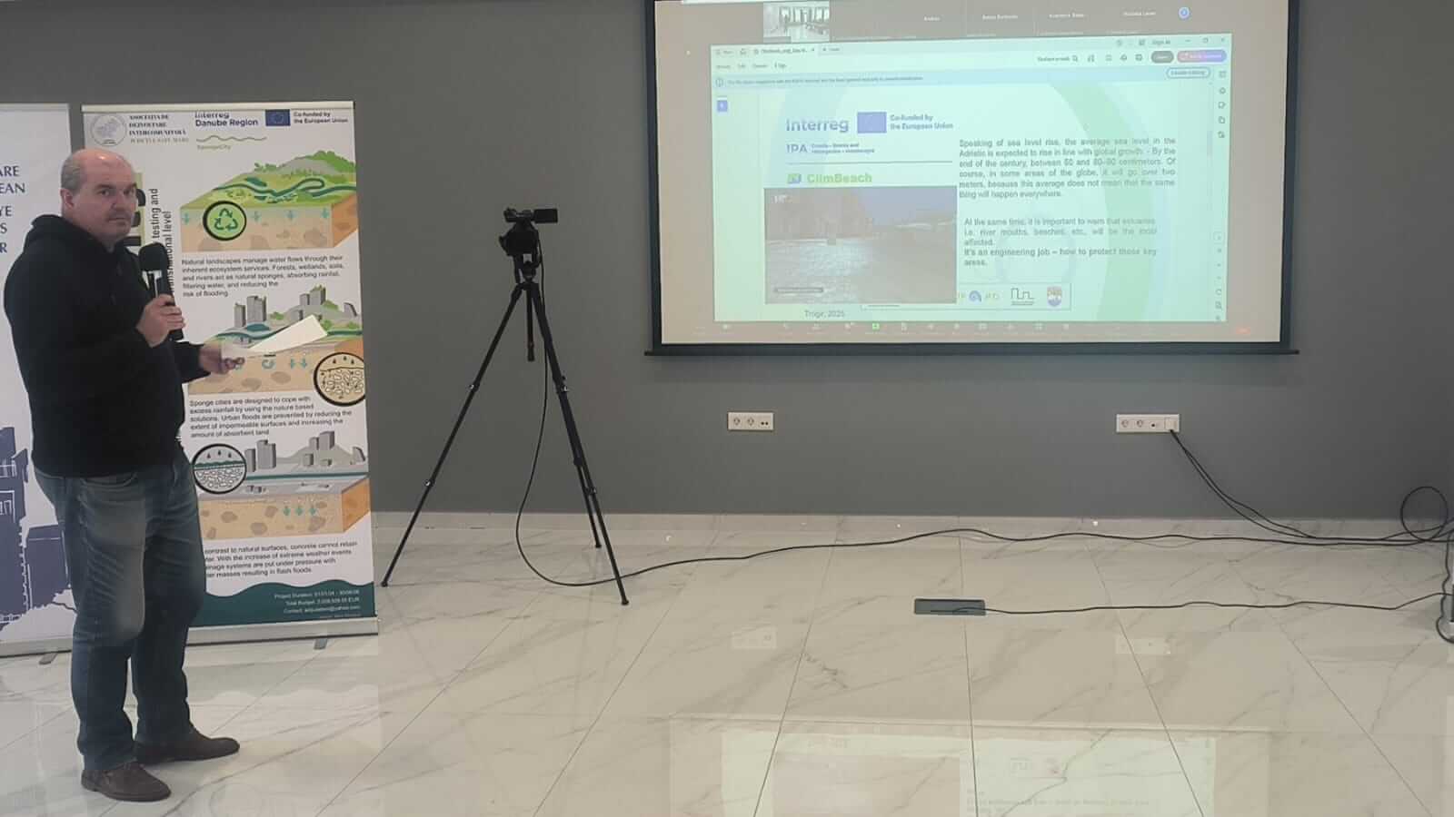 presentation-of-the-climbeach-scientific-project-held-as-part-of-the-5th-transnational-meeting-of-the-interreg-danube-project-spongecity-partners
